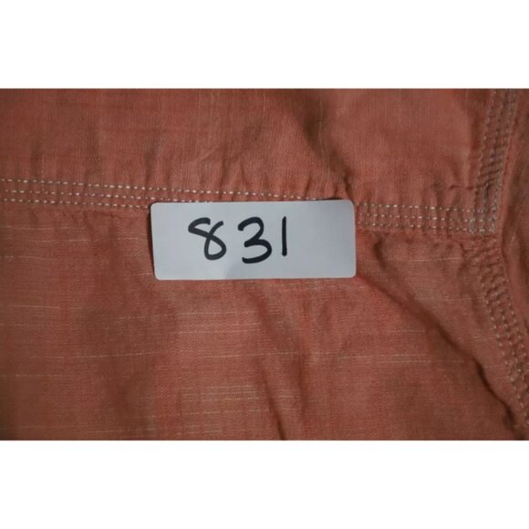 Pendleton Berkeley ButtonUp Shirt Men XL Red Spread Collared Short Sleeve Cotton - Picture 8 of 8